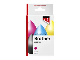 Inktcartridge Quantore alternatief tbv Brother LC225XL rood - 2