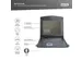 Modulaire console met 17-inch TFT 1-poorts KVM & touchpad Qwerty