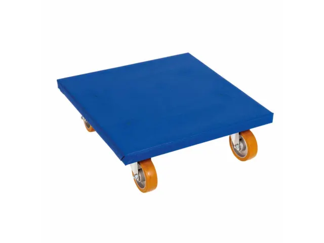 meubelroller,draagverm. 1200kg,laadvl. LxB 600x600mm,platform gesloten