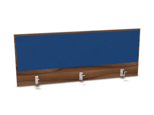 opzetpaneel bureau aanbouw achter NP-tiepolo nut BN6016-blauw 1400mm