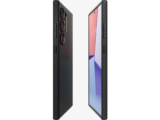 Spigen Liquid Air Hoesje Geschikt voor Samsung Galaxy S24 Ultra Zwart