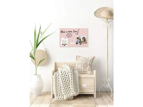 Glas Magneetbord Sigel Artverum mat rosé 60x40cm