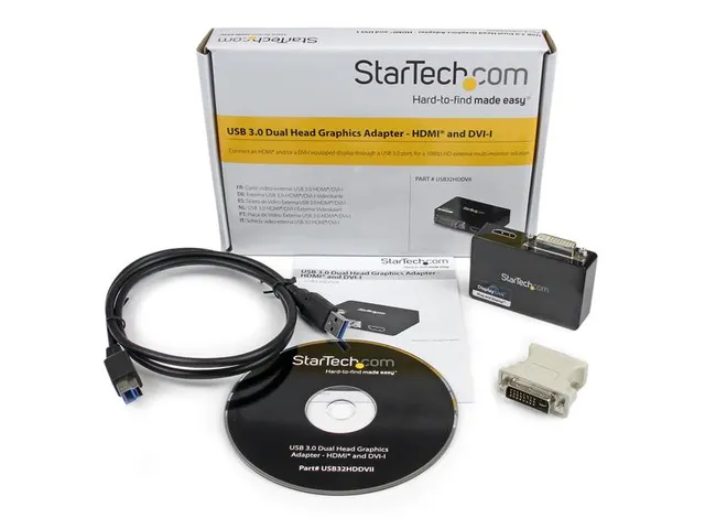 Usb 3.0 Naar Hdmi En Dvi 2x Monitor Externe Videokaart Adapter