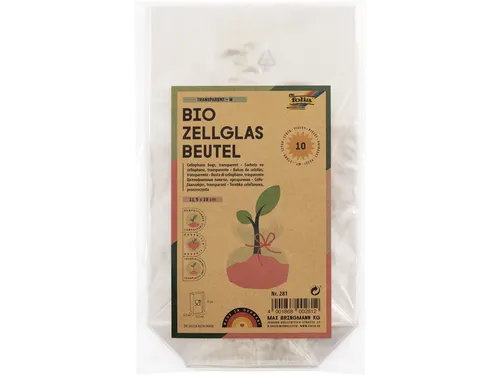 Cellofaanzak Folia 115x190mm 10 stuks transparant