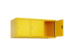 opzetkast,v. locker,3vak.,vak B 400mm,HxBxD 500x1200x500mm