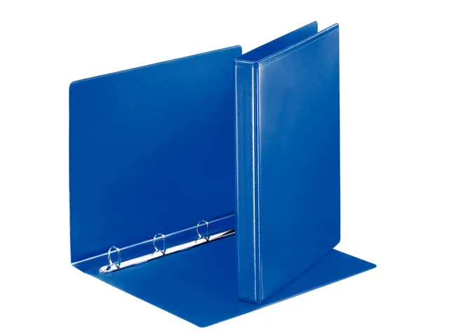 Presentatie Ringband Esselte 4 rings A4 20mm D-mech Panorama Blauw