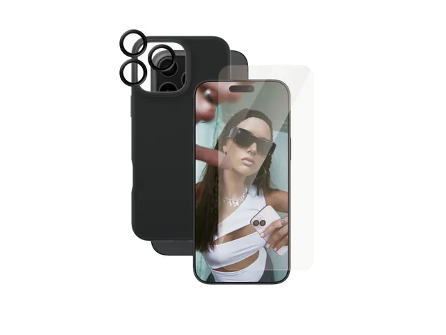 PanzerGlass CARE by Fashion 3-in-1 Bundle iPhone 16 Pro Max, Hoes,