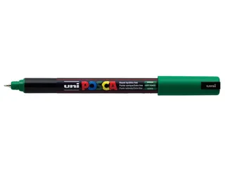 Verfstift Posca PC1MR Extra Fijne punt 0,7mm Donkergroen - 1