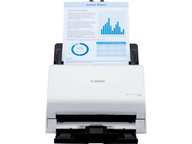 Canon imageFORMULA R30, 216 x 356 mm, 600 x 600 DPI, Scanner met ADF +