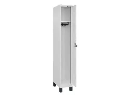 locker,HxBxD 1950x300x500mm,1vak,vak B 300mm,draaigrendel,voeten