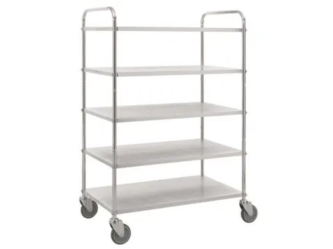 etagewagen,draagverm. 250kg,5etage(s),laadvl. LxB 900x540mm