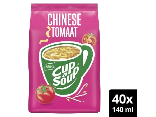 Cup-a-Soup Knorr machinezak Soep Chinese tomaat 140ml