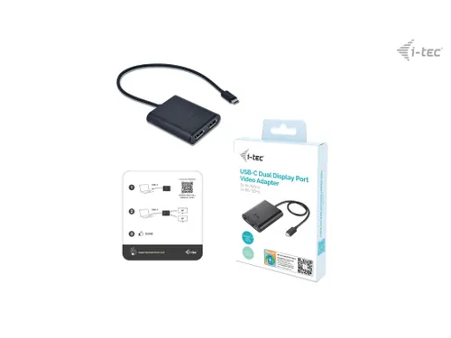 USB-C Dual 4K/60Hz (single 8K/30Hz) DP Video Adapter