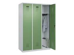 locker,HxBxD 1850x1200x500mm,3vak,vak B 400mm,cil.-slot