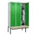 locker met bank,HxBxD 2120x1200x815mm,3vak,vak B 400mm,draaigrendel