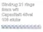 Bindrug Fellowes 8mm A4 Wit 21-rings