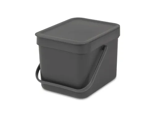 Afvalemmer Sort & Go 6 liter Grijs Brabantia