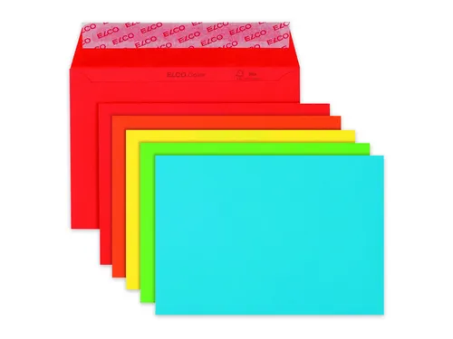 envelop Office Color FSC C6 100 gram assorti 20 stuks