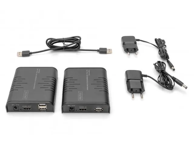 IP KVM Extender Set 120m point-to-multipoint 1080p/60Hz