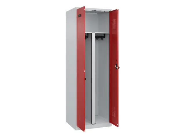 PBM-locker,HxBxD 1850x600x500mm,2vak,vak B 300mm,draaigrendel