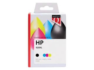 Inktcartridge Quantore alternatief tbv HP CH081AE 920XL zwart+3 kleur - 1