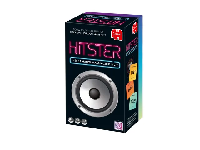 Jumbo Muziekspel Hitster 16+ het kaartspel waar muziek in zit