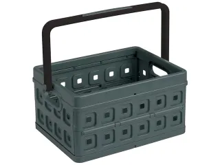 #*Square vouwkrat met extra handgreep 24L zwart/anthr44 x 31,5 x 21 cm - 1