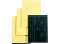 notitieboeken 29,7 x 21 cm Black geel geruit Q5