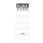 Rugetiket Elba breed 59x190mm zelfklevend wit/grijs 10 stuks
