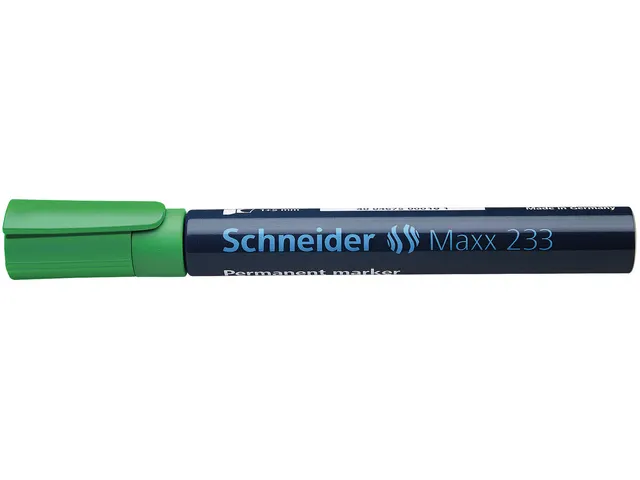Marker Schneider Maxx 233 permanent beitelpunt groen