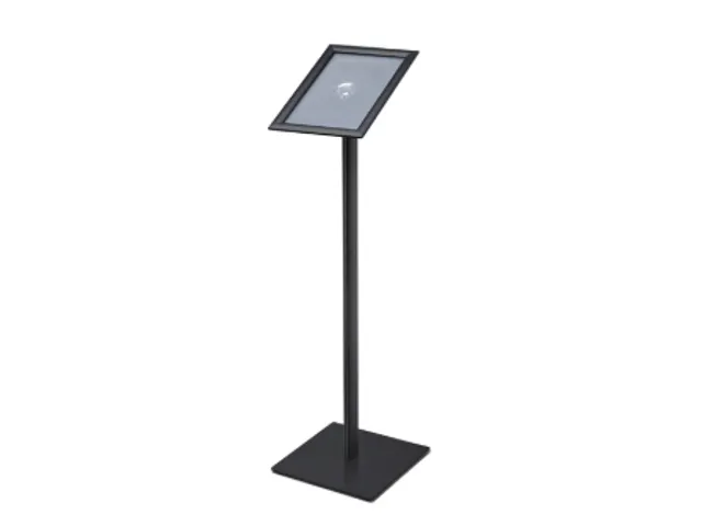 Support d'affichage Office Design A4 angle droit 25mm noir