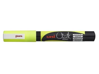 Krijtstift Uni-ball rond 0.9-1.3mm fluor geel - 3