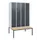 Dubbeldekse dekenkist,HxBxD 1950x1200x815mm,4x2vak.,vak B 300mm