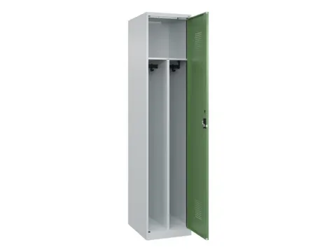 locker voor scheiding van kleding,HxBxD 1850x400x500mm,1vak