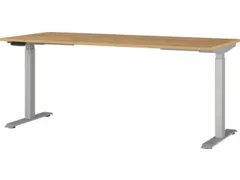 Elektrisch ihv bureau,HxBxD 720-1200x1800x800mm,blad Grandson-eiken