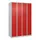 dubbeldekse locker,HxBxD 1850x1200x500mm,4x2vak.,vak B 300mm,cil.-slot