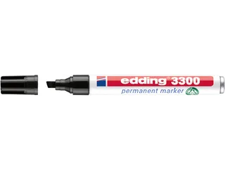 Viltstift Edding 3300 Schuin Zwart 1-5mm - 6