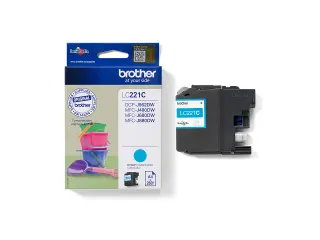 Inktcartridge Brother LC-221 blauw - 1