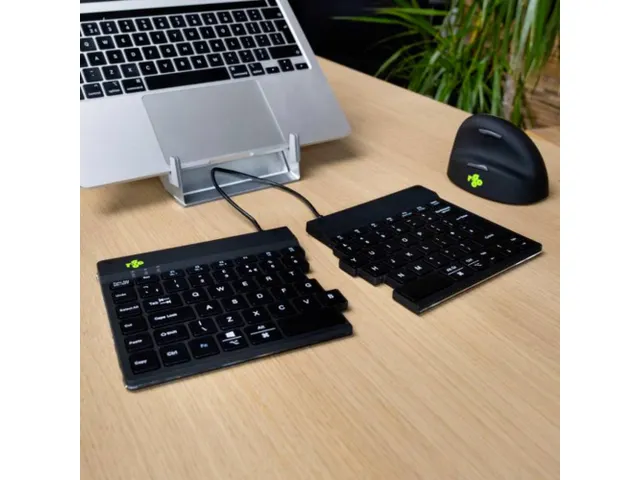 R-GO Tools Split Break Toetsenbord Bluetooth Qwerty Nordic Zwart