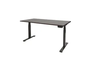 Elektrisch Bureau Dextro Plus 200x90cm Frame Zwart Blad Logan Eik - 1