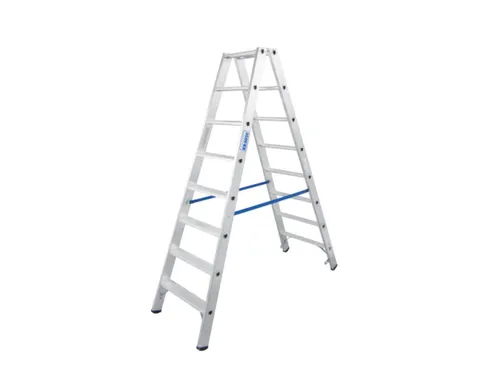 Lichte Universele Trapladder Tweezijdig L 1 87m H 1 51m 2x8treden