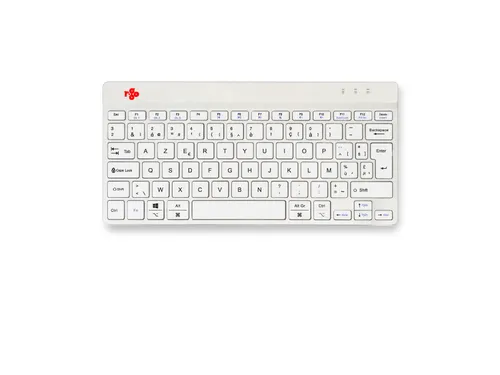 Compact Break ergonomisch toetsenbord Azerty BE Wit draadloos