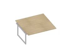 aanbouwtafel,v. benchtafel,HxBxD 730x1600x1600mm,blad eiken