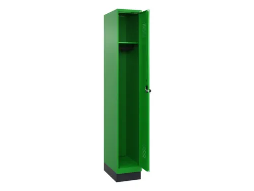 locker,HxBxD 1950x300x500mm,1vak,vak B 300mm,draaigrendel,sokkel