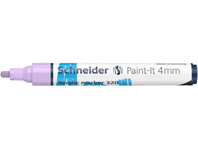 Acrylmarker Schneider Paint-It 320 4mm pastel lila