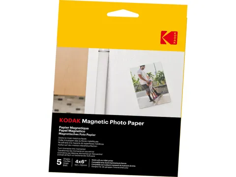 185Z001460 KODAK Fotopapier 10x15cm 5 Vel Wit Magnetisch
