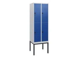 dubbeldekse locker,HxBxD 1950x600x500mm,2x2vak.,vak B 300mm