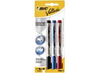 Viltstift Bic Velleda liquid whiteboard rond medium assorti blister à