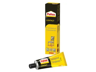 Contactlijm Pattex tube 50 gram op blister transparant - 2