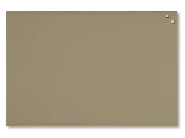 Glasmagneetbord Naga 60x80cm beige